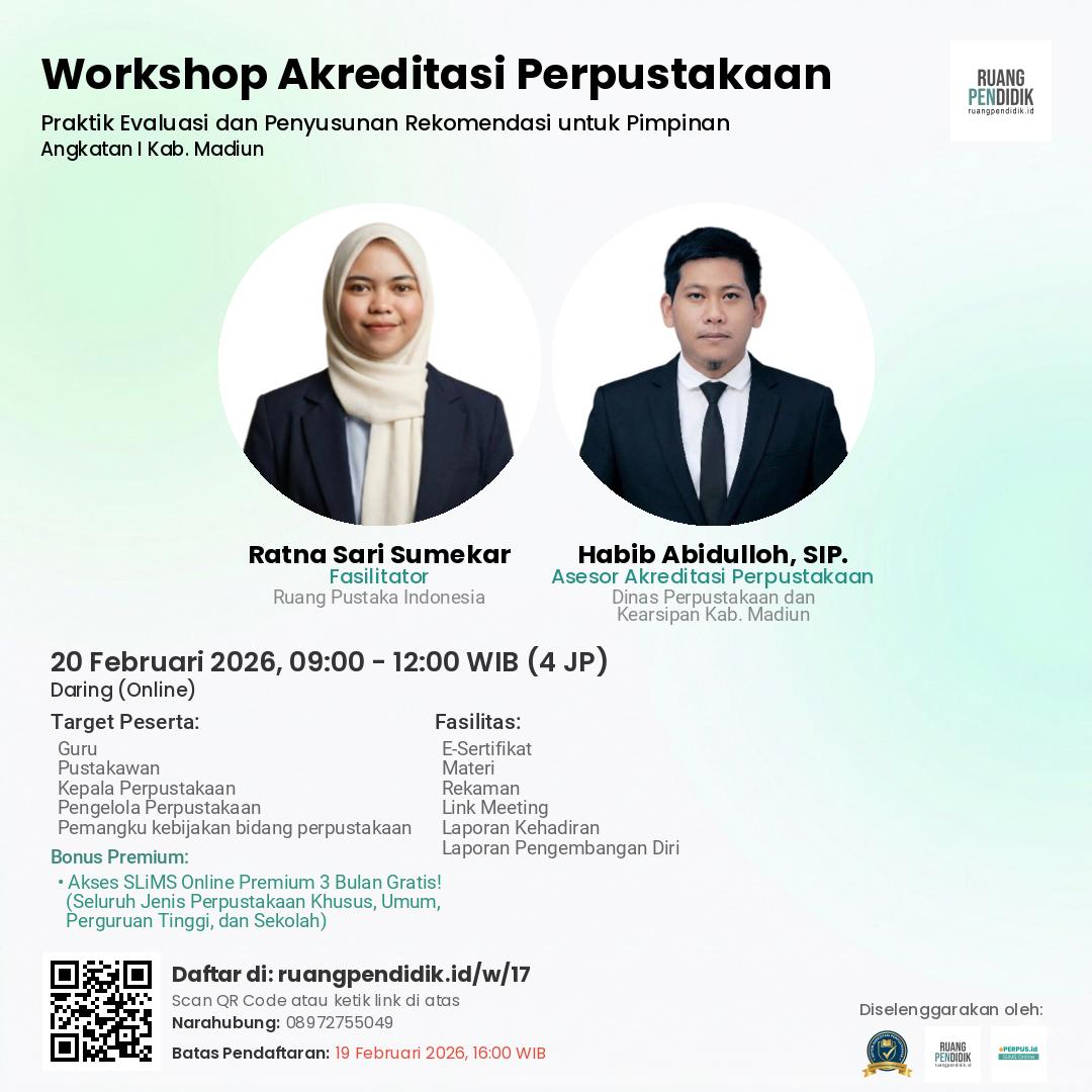Workshop Akreditasi Perpustakaan